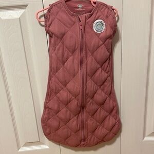 Quilted waited Baby Sleep Bag in Mauve